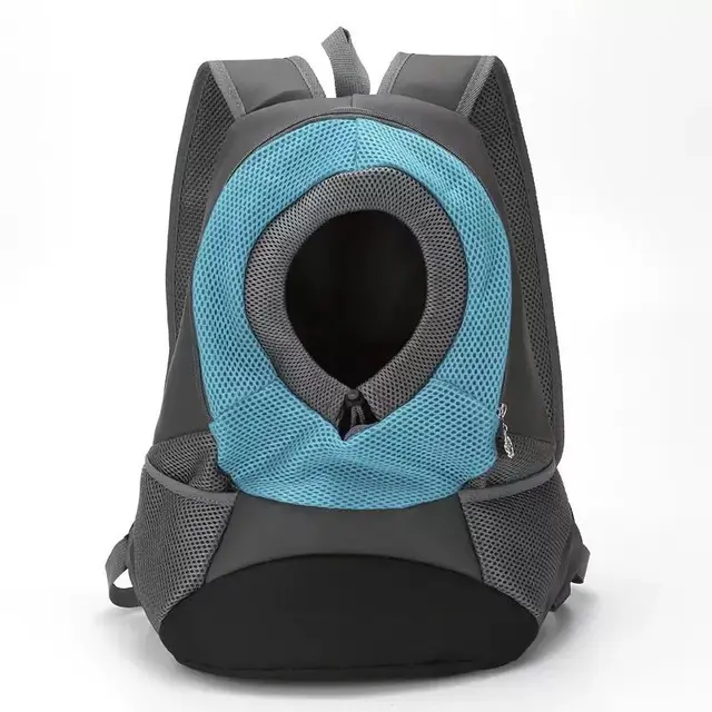 Ventilated Small Pet Carrier Backpack – Hands-Free Nylon Travel Bag with Adjustable…