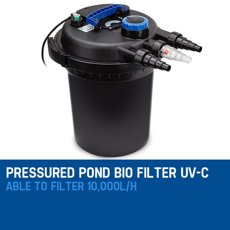 PROTEGE Aquarium External Canister Filter Aqua Fish Tank Pond Water UV Light 10000 L/H image 2