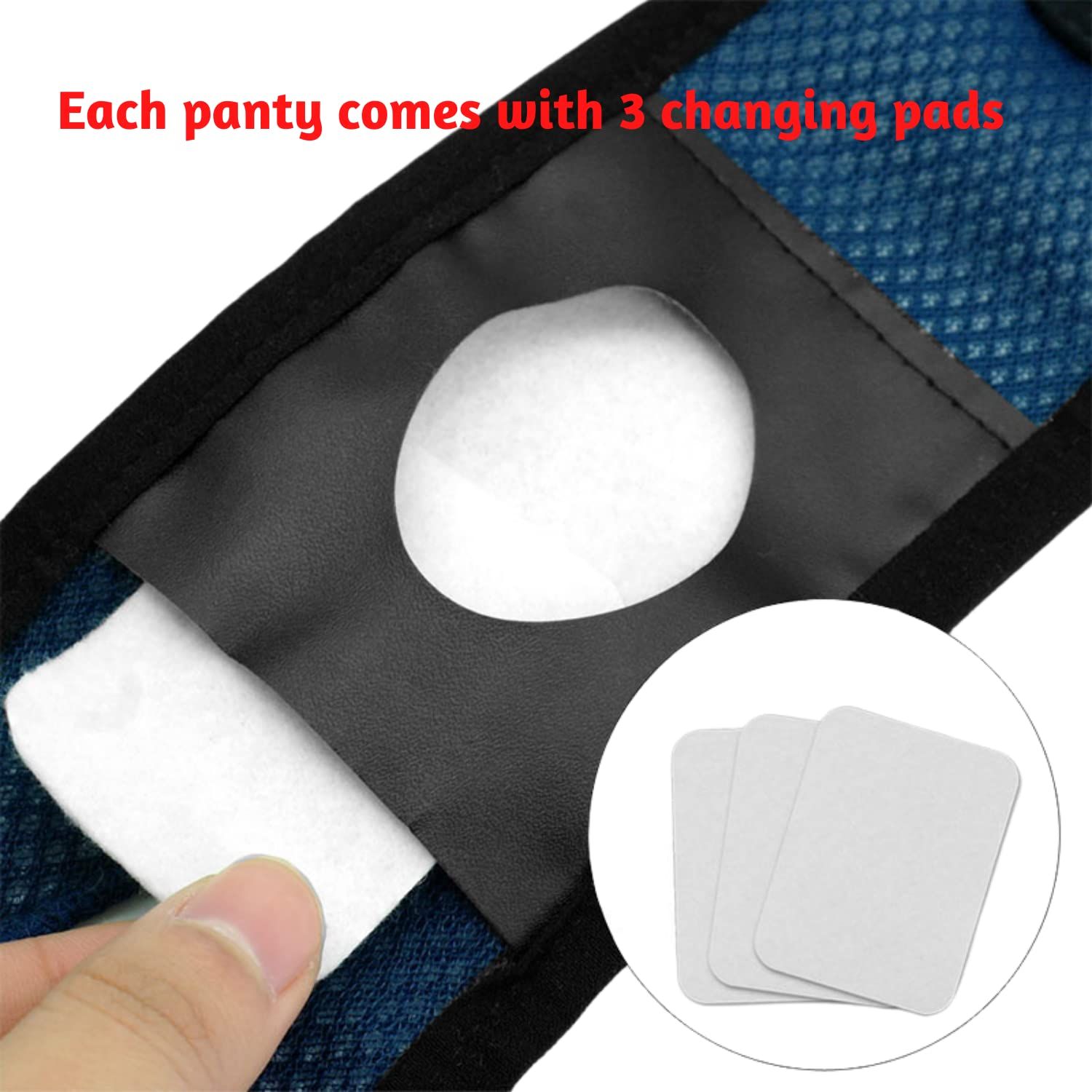 Every Pet Reusable Diapers with 3 Replace Diaper image 3
