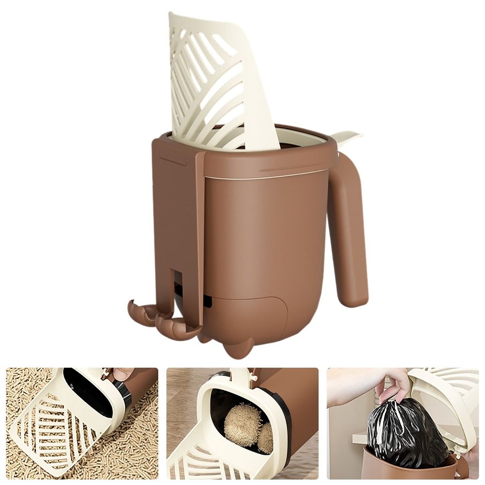 Cat Litter With Storage Bucket And Sand Leakage Function Self Cleaning Portable Cat… image 2
