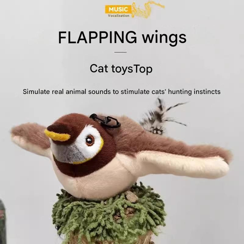 Interactive Flapping Wing Bird Toy for Cats & Dogs image 2