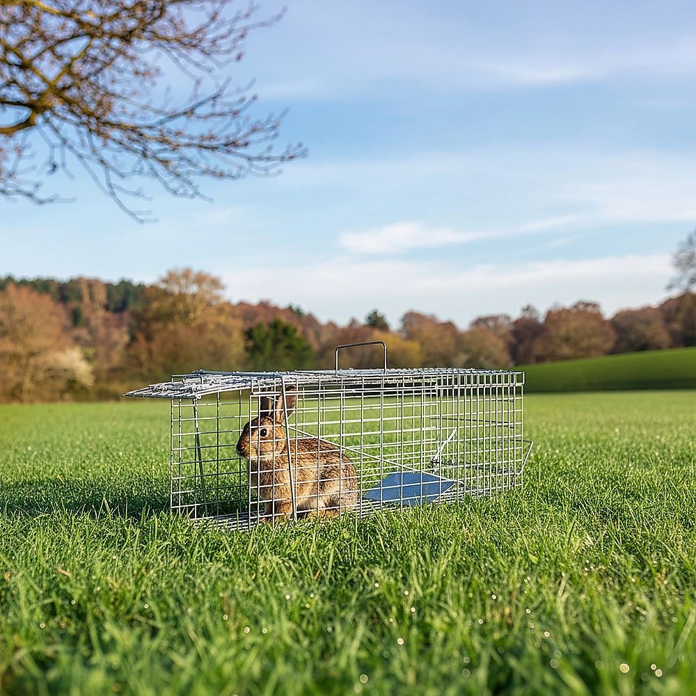 Trap Humane Possum Cage Live Animal Safe Catch Rabbit Cat Hare Fox Bird image 8