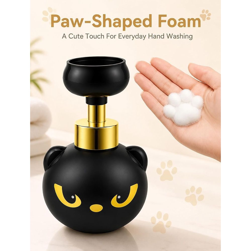 Paw Print Soap Dispenser Foam, Cat Paw Foaming Soap Dispenser image 3