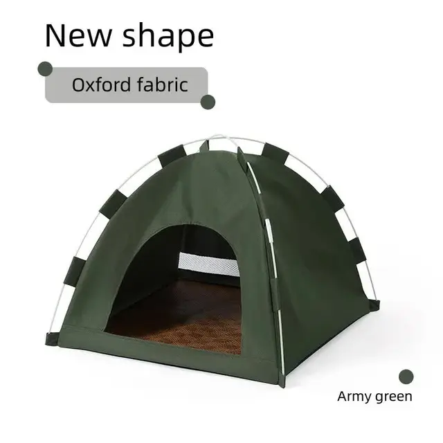 Outdoor Cat House, Green, M