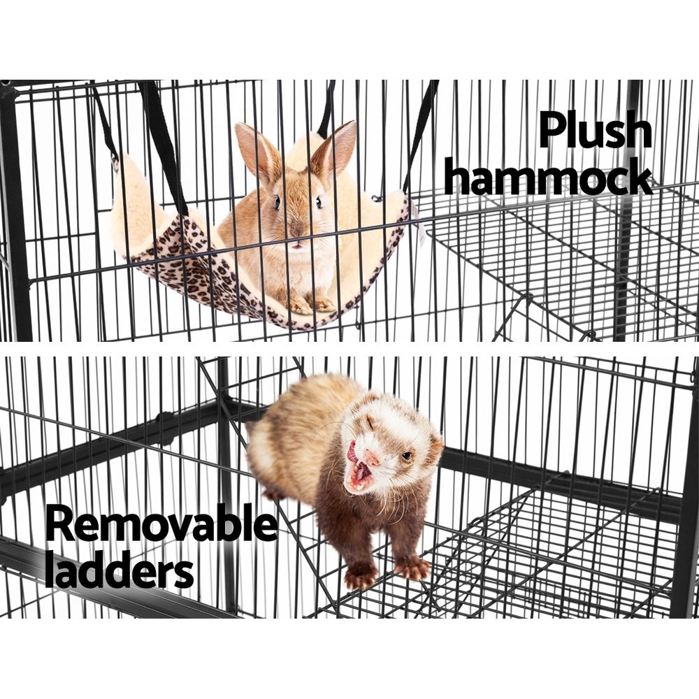 i.Pet Rabbit Cage 142cm Hutch 4 Level Bird Guinea Pig Ferret image 6
