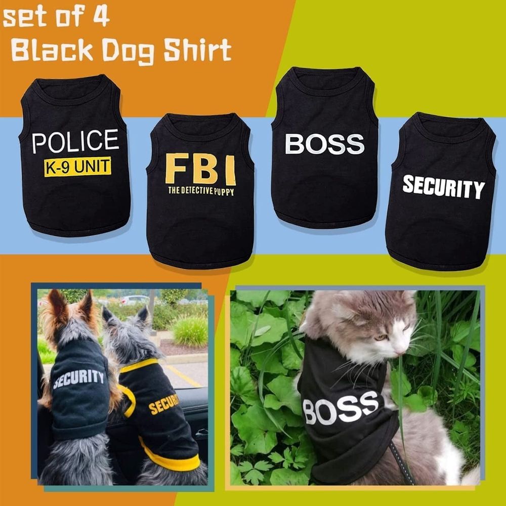 4 Pack Dog Shirts for Small Dog image 4