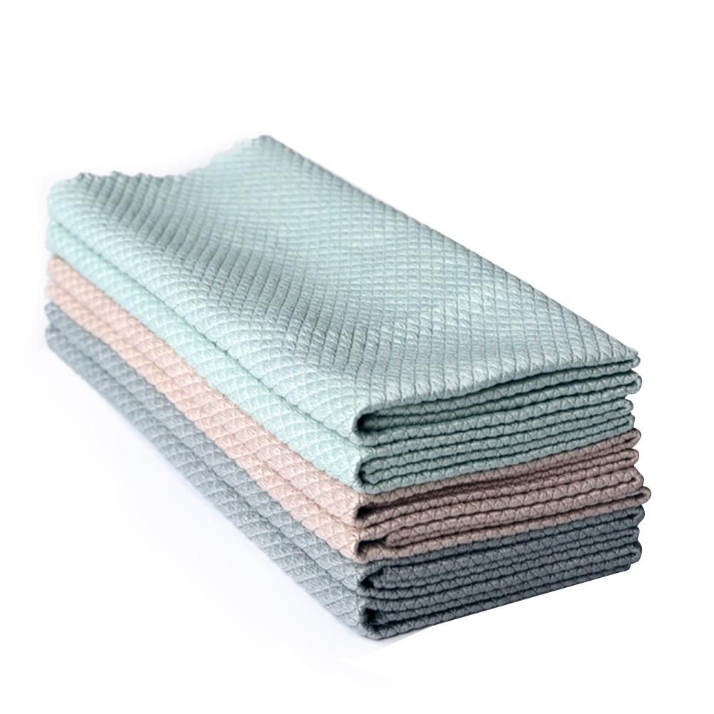 Special Fish Scale Rag For Glass Cleaning No Traces Housework Cleaning Cloth Kitchen… image 2