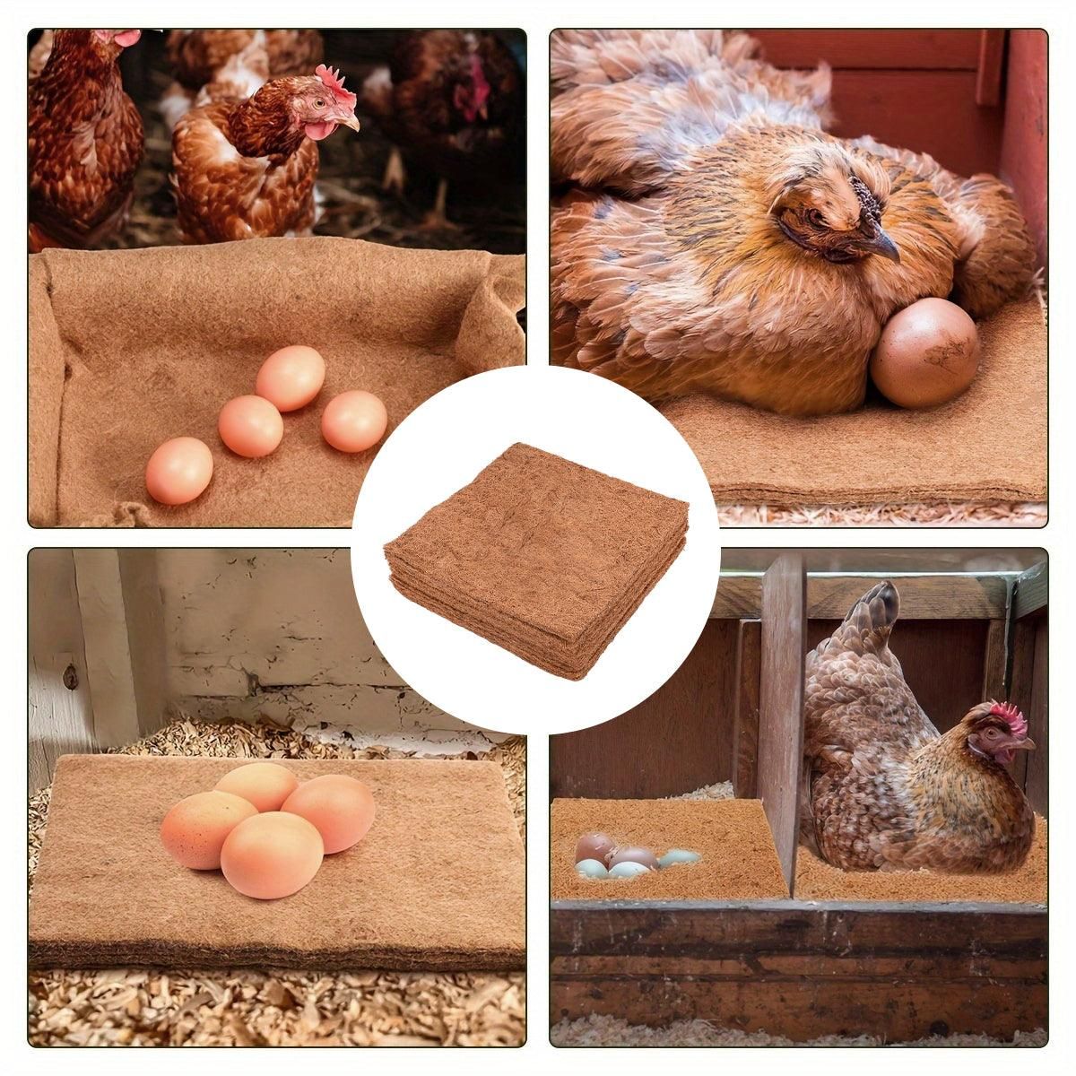 10pcs Chicken Nest Box Liner Soft Cushions for Poultry Hen Laying Coop Nest Pads image 7