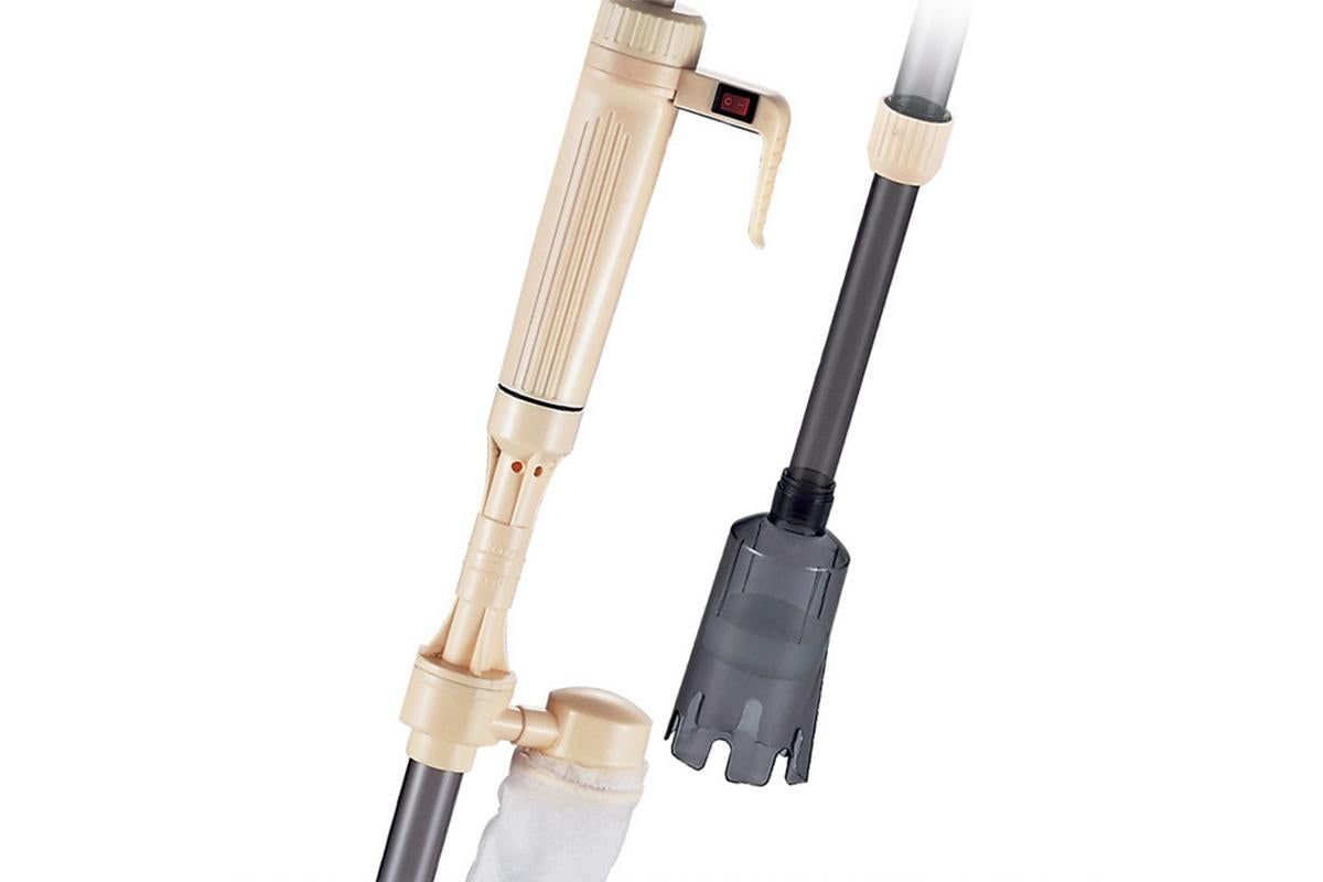 Electric Fish Tank Vacuum Cleaner Sand Washer Aquarium Gravel Cleaner Battery Operated image 8
