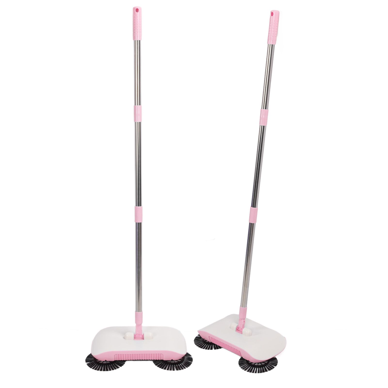 2 in 1 Hand Push Floor Sweeper Stainless Steel 180 Degree Rotating Hard Floor Mopping… image 12