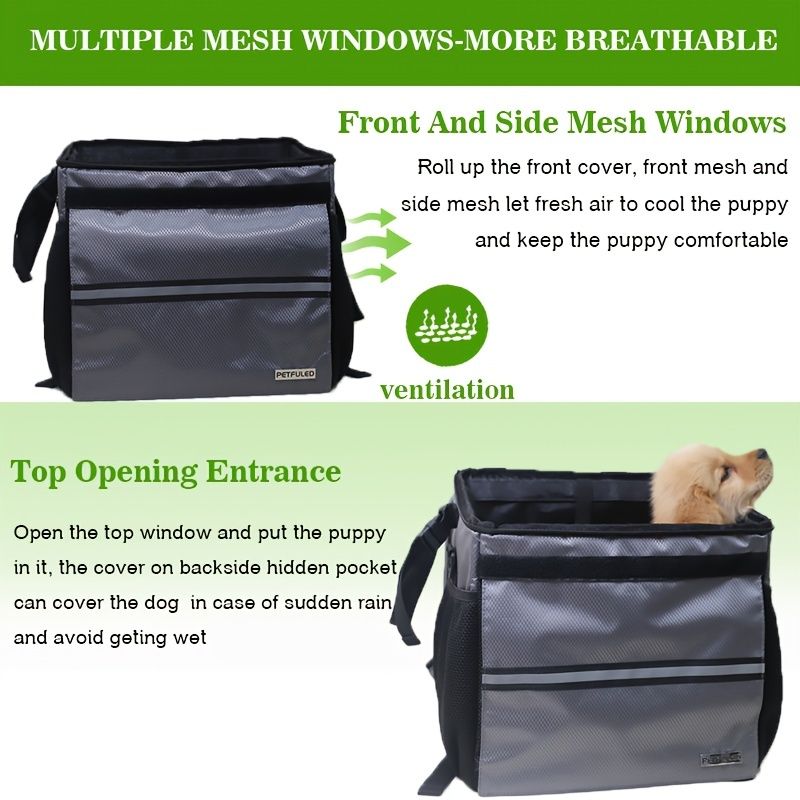 bicycle dog carrier front mounted dog carrier image 6