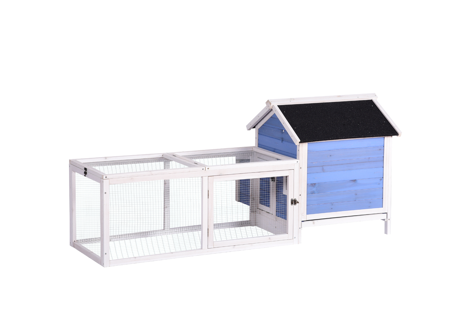 YES4PETS Large Chicken Coop Rabbit Hutch Ferret Cage Hen Chook Cat House image 4