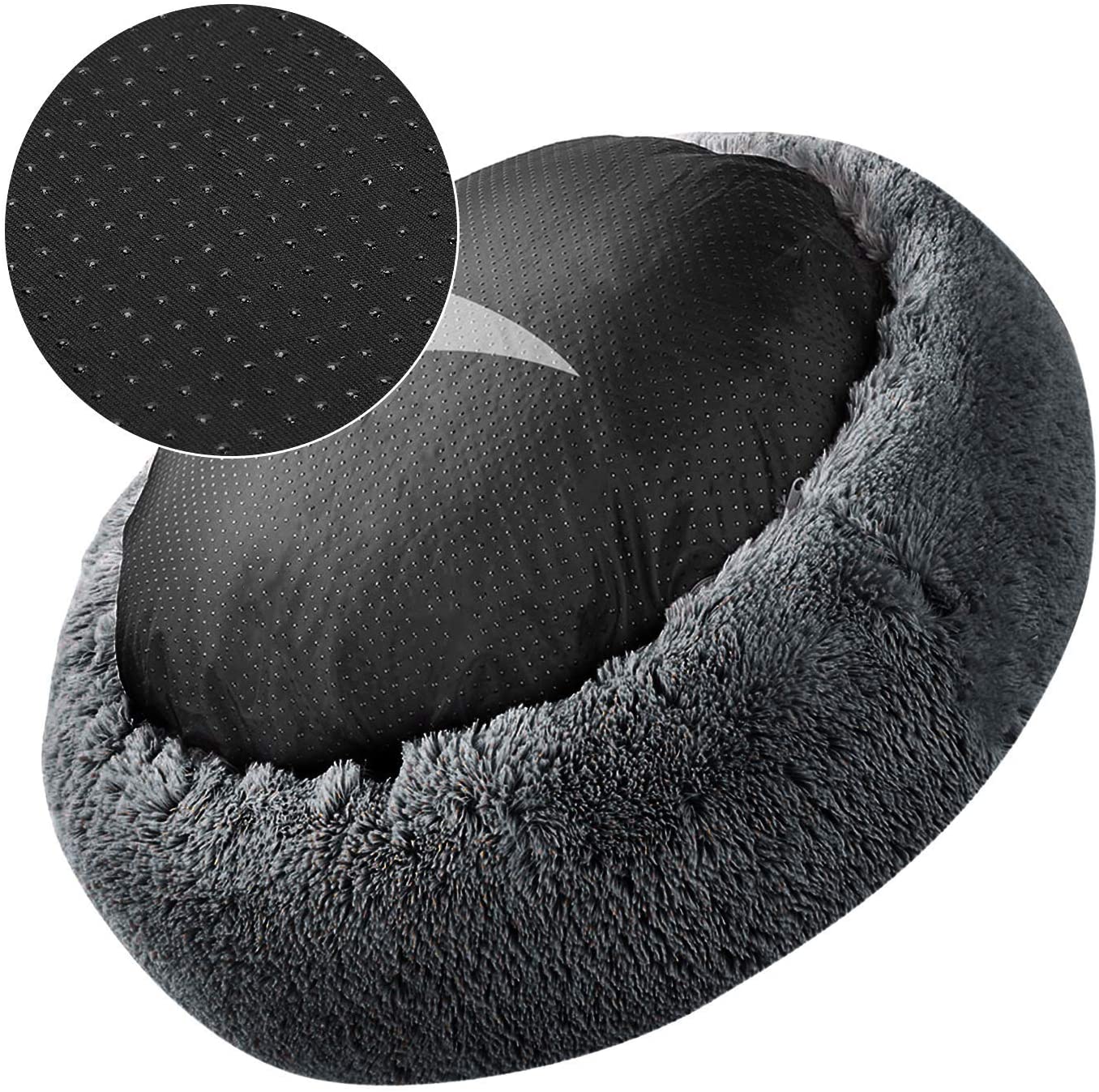 Soft Dog Bed Round Washable Plush Pet Kennel Cat Bed Mat Sofa Medium 60cm image 3
