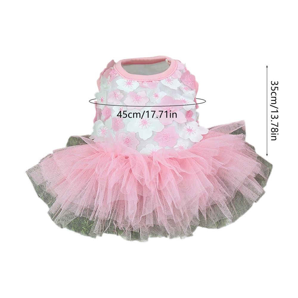 Cute Bowknot Dog Tutu Dress, Purple image 3