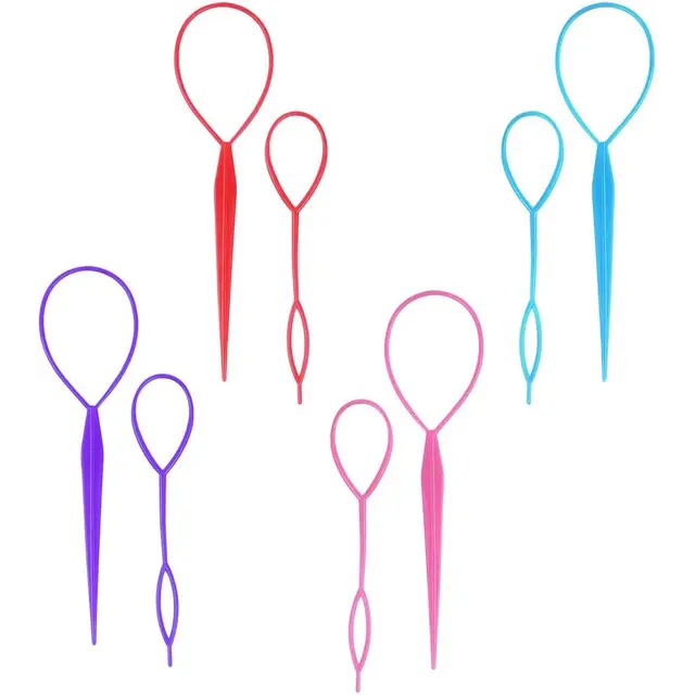 Hair braiding tool - horse tail holder - hair braiding tool - 8-piece hair braiding…