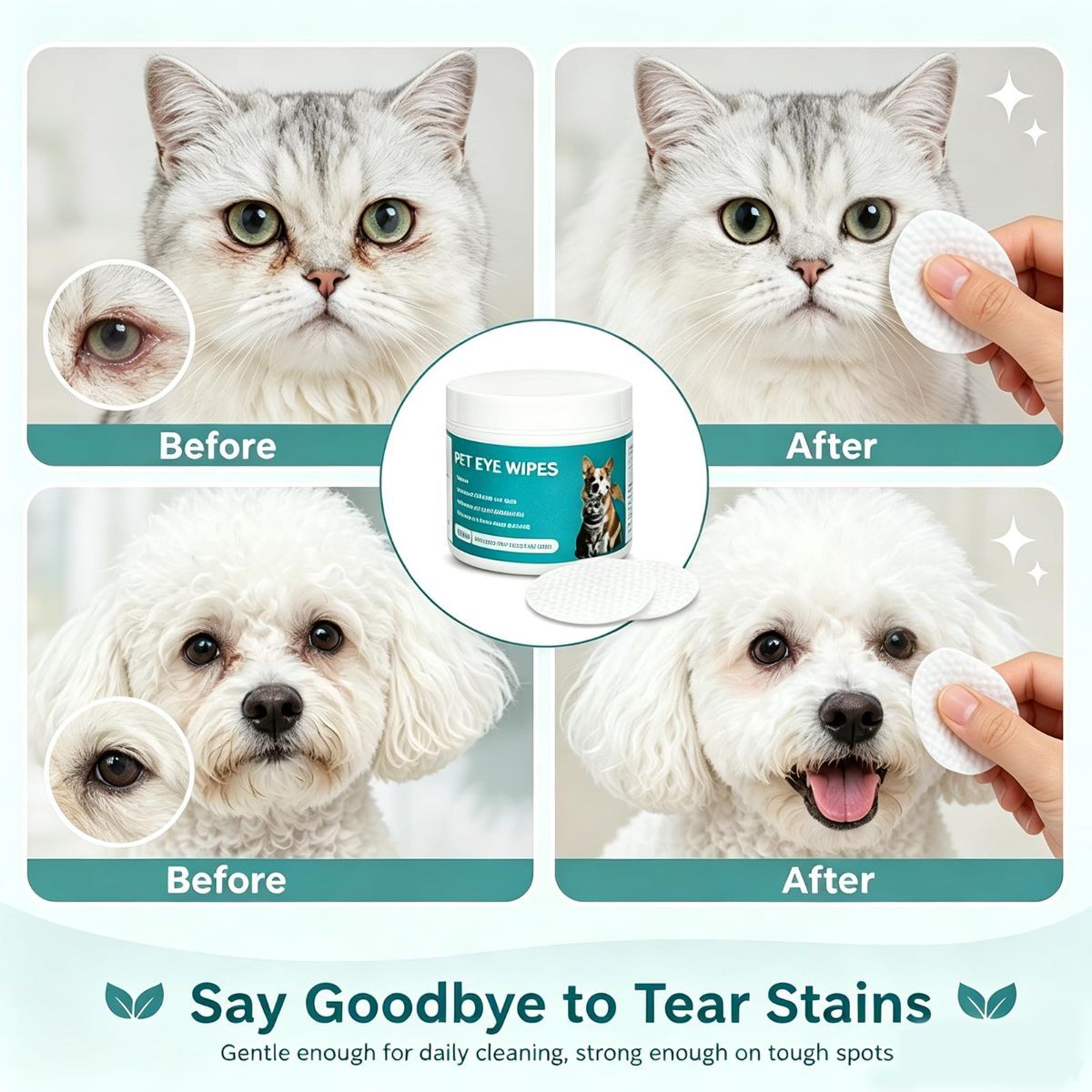 Eye Wipes for Dogs & Cats image 4