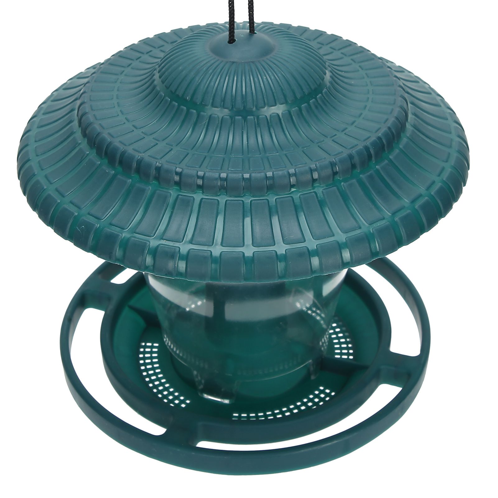 Bird Feeder Waterproof Transparent Hanging Feeding Device for Outdoor Garden Balcony image 7