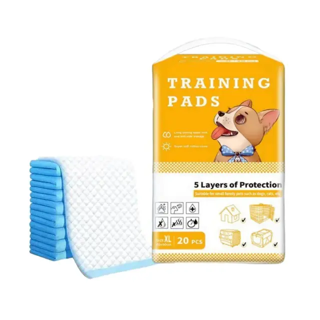 Large Puppy Dog Training Pads Pet Toilet Thickened Pee Pads Mat Indoor Absorbent - XL…