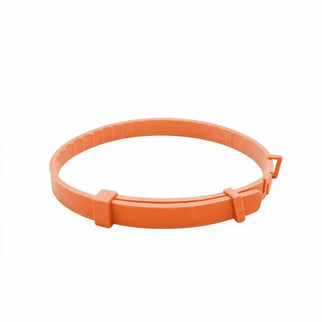 Mosquito & Flea Defence Band for Big Dogs Orange 62cm 60g Tin Can Adjustable 8 Month…