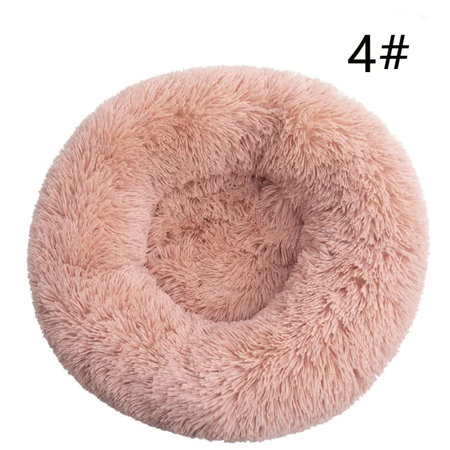Calming Donut Pet Bed -Soft Faux Fur