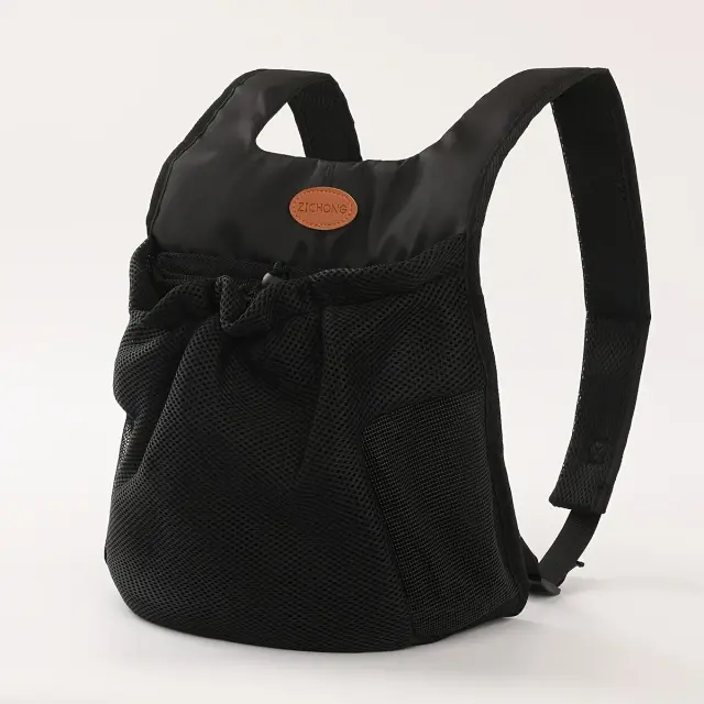 ZICHONG Pet Chest Carrier Backpack – Breathable Mesh, 3–5kg