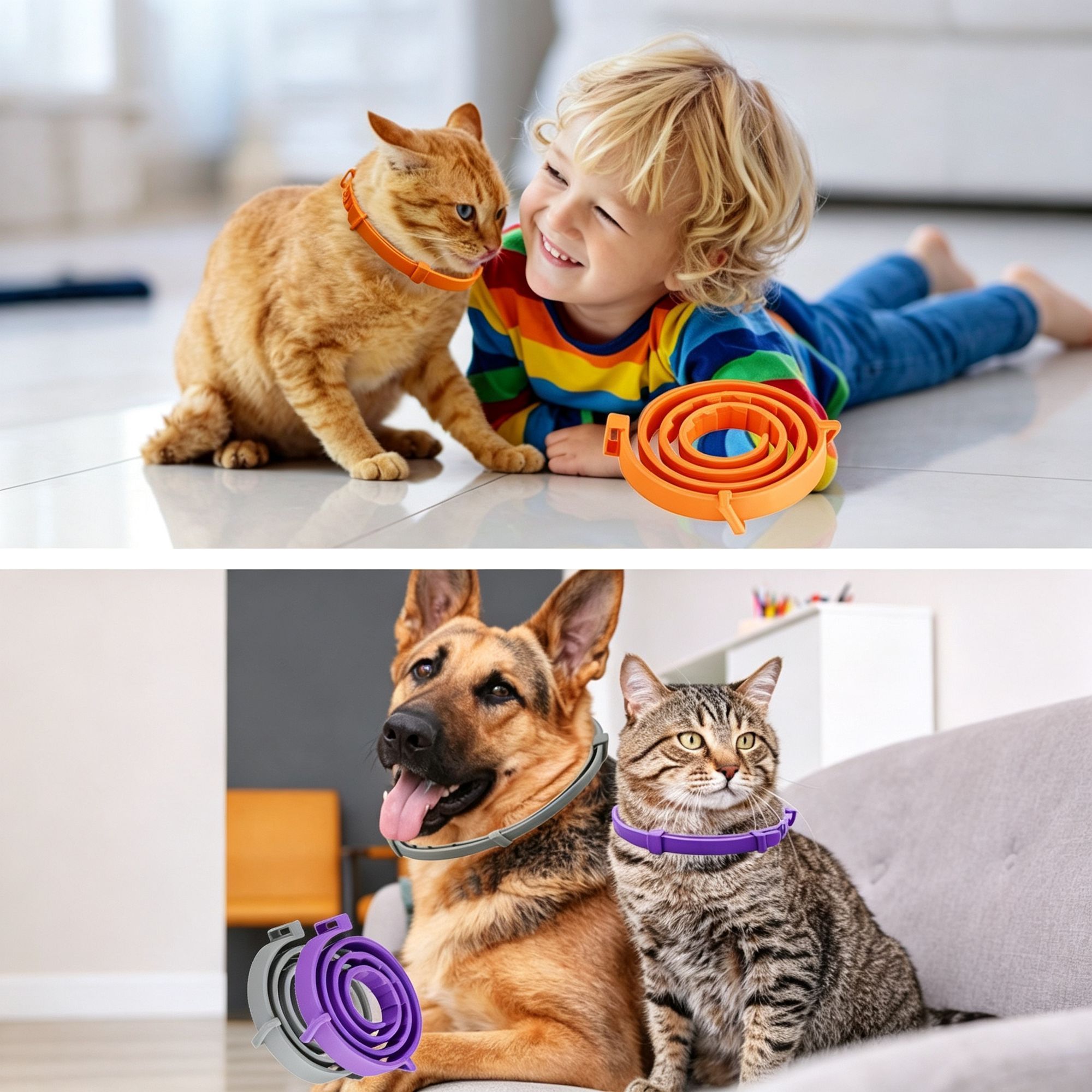 4 Pack Pink Dog Calming Collar 62cm image 9