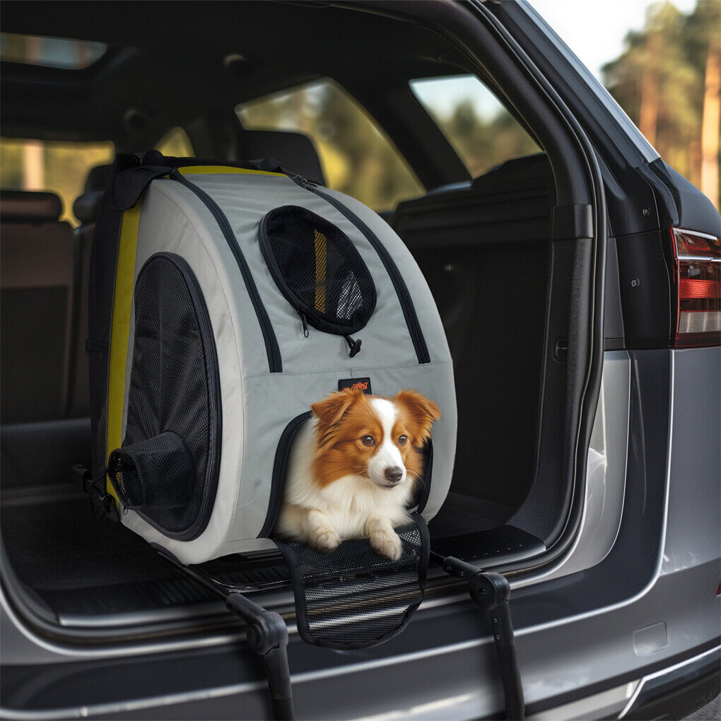Dog Stroller Car Mounted Outdoor Pet Cart image 5