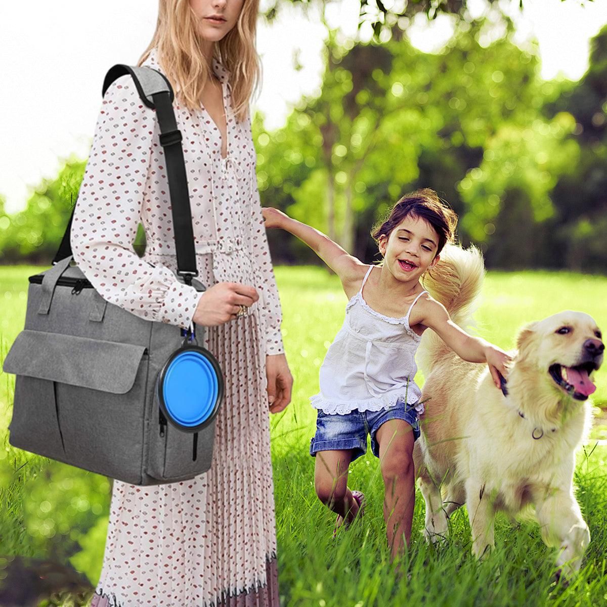 6PCS Pet Travel Outing Backpack Large Capacity Folding Storage Multifunctional image 7