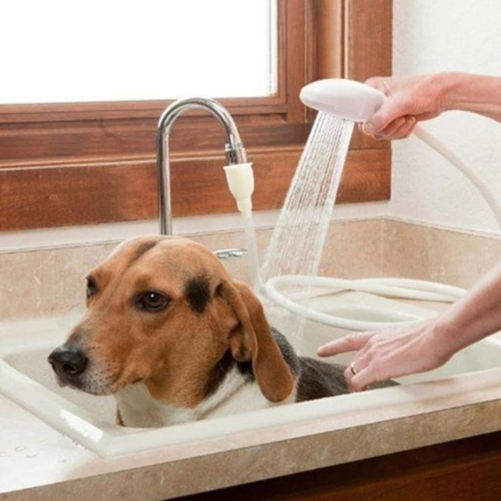 Pet Shower Spray Hose Bath Tub Sink Faucet Attachment Washing Sprinkler Head Kit U6S4 image 2