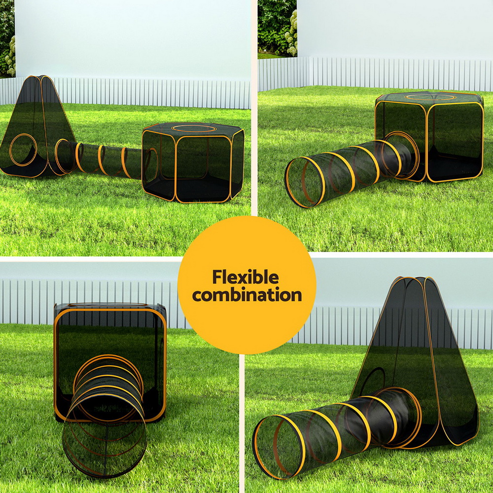 i.Pet Pet Playpen Cat House 6 IN 1 Tent Tunnel Dog Cage Puppy Rabbit Play Portable image 4