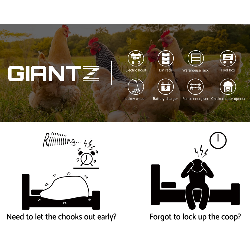 Giantz Automatic Chicken Coop Door Opener image 3