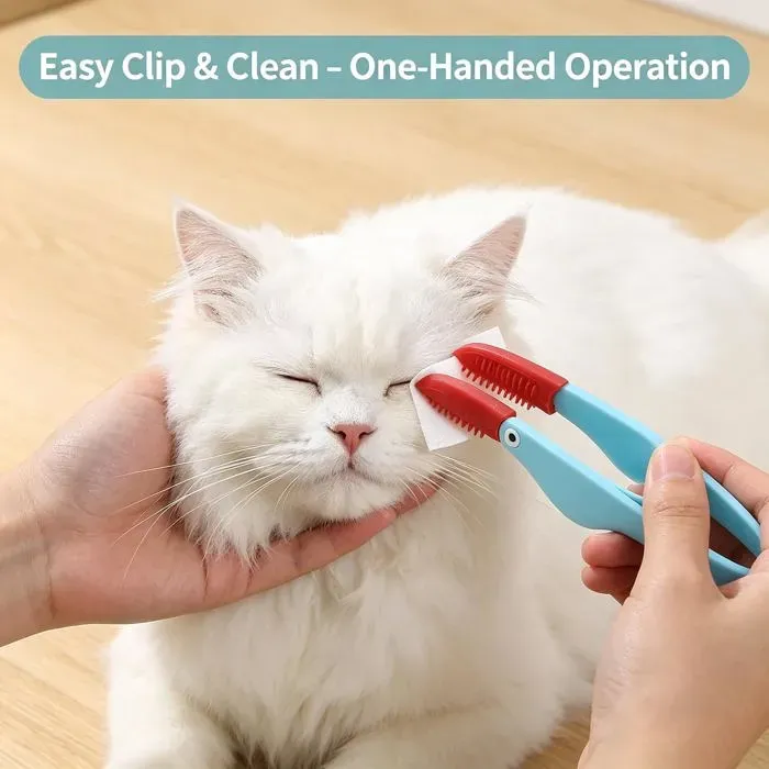 Soft Tear Removing Brush for Dogs and Cats, Eye Cleaning Comb image 3