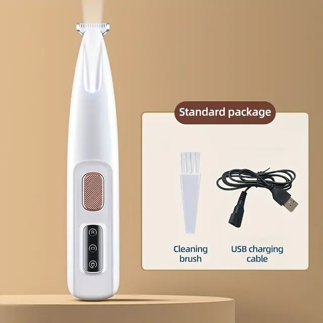 Pet grooming clippers with LED assisted lighting Safe low-noise USB/battery life Pet…