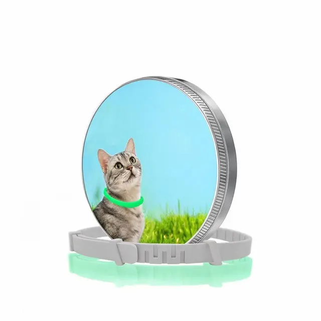38cm Green Luminous Cat Collar Tin Flea Tick Mosquito Repellent Cut-to-Fit Allergy…
