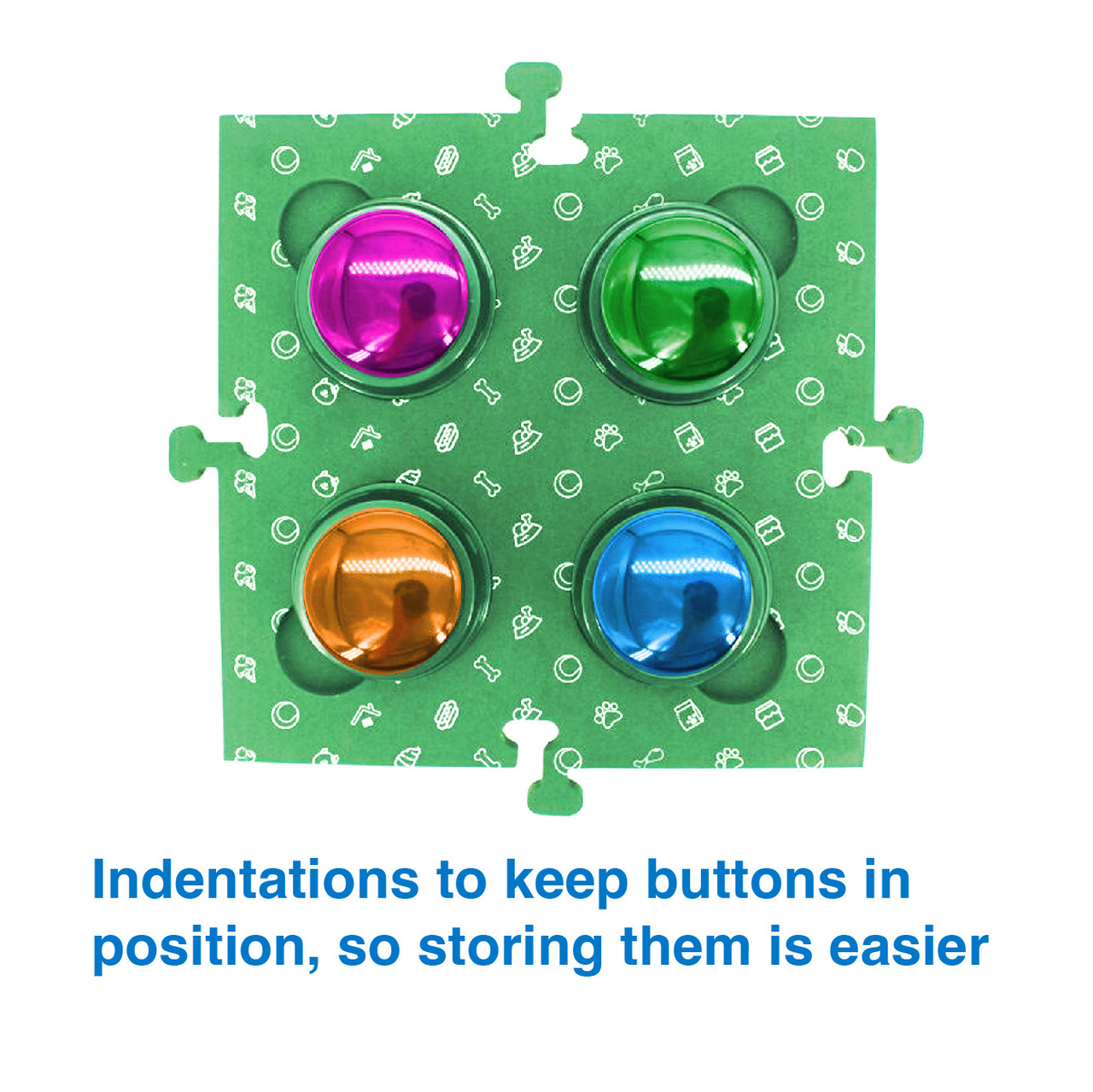 Tech4Pets Green Mat 2-Pack for Talking Buttons & Floor image 5