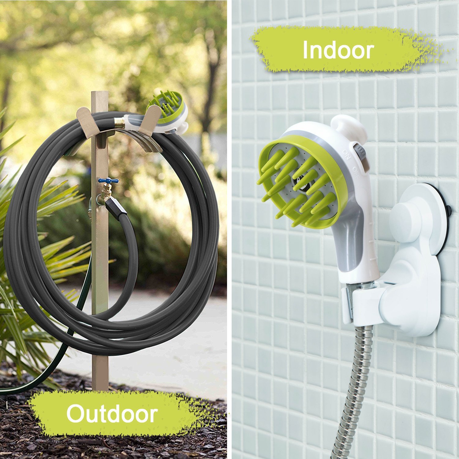 Blue Ultimate Pet Bathing Showerhead - Dog-Friendly Pressure-Boost Spray with Foamer image 2