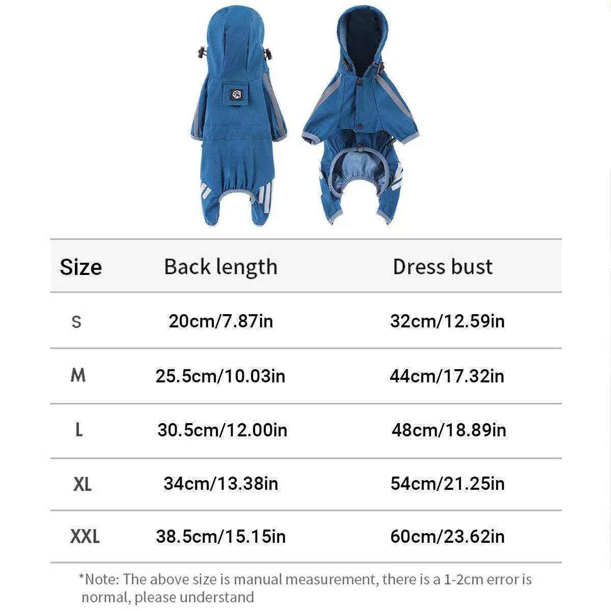 Waterproof Four Corner Pet Raincoats In Large Medium And Small Sizes Are Suitable…, S image 4