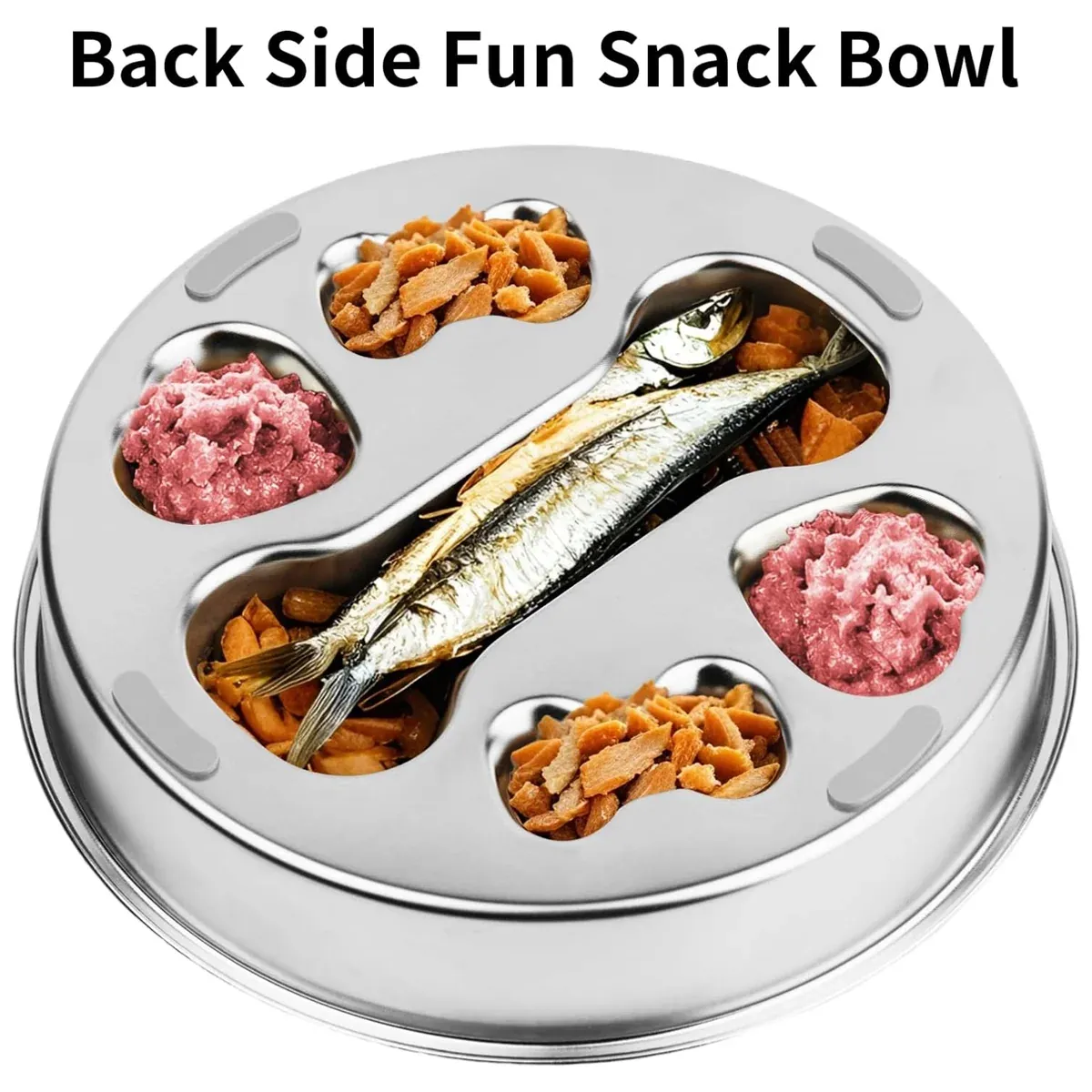 Large Capacity Stainless Steel Pet Slow Feeder Bowl Non-Slip Anti-Spill Durable image 5