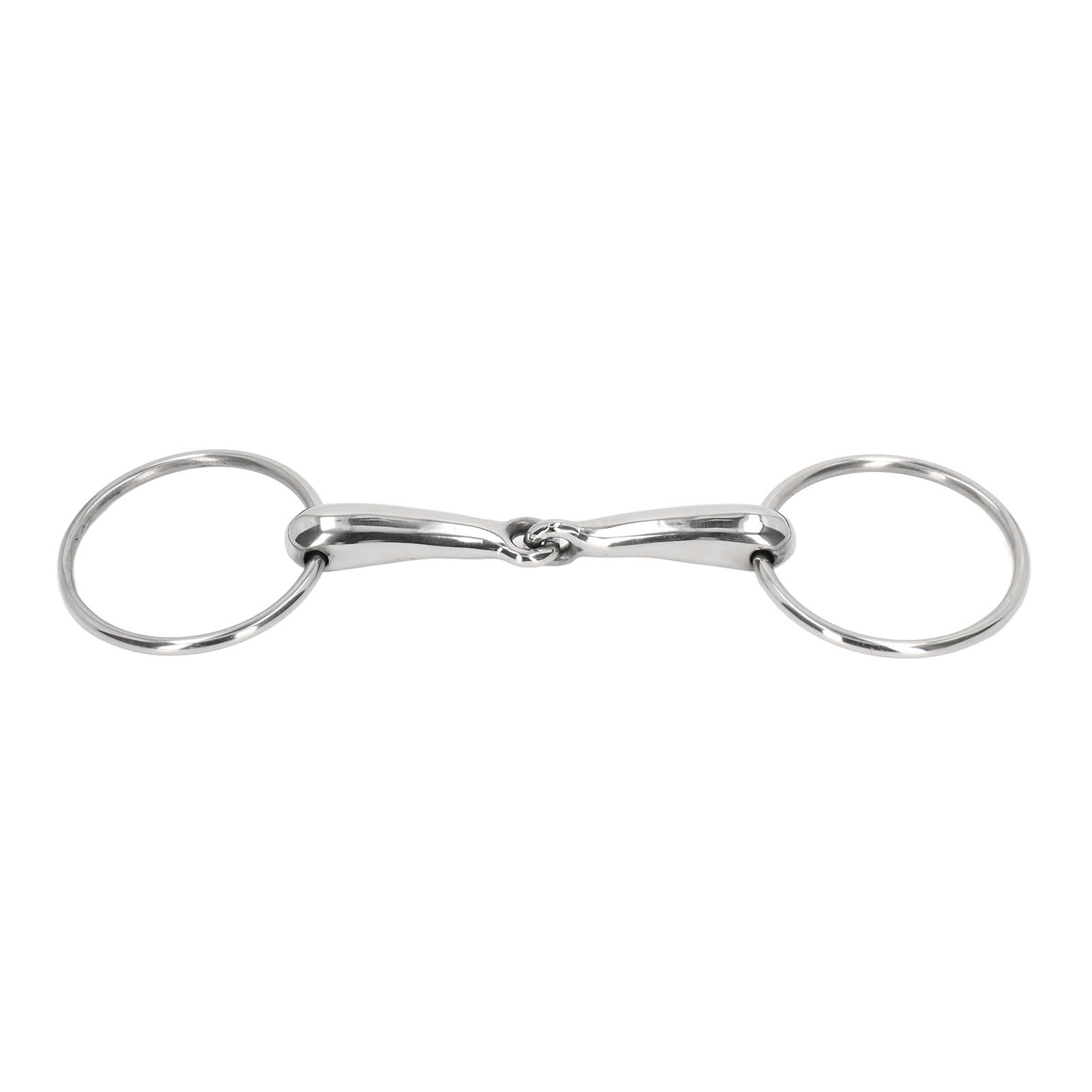 Horse Snaffle Bit Stainless Steel Horse Mouth Bit Jointed Chewing Mouth Roller 135mm image 6