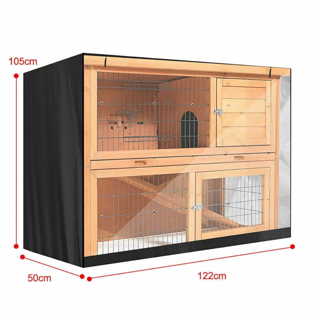 Rabbit Hutch Cover for Double Deckers Double Hutches Pet Cage Dustcover Waterproof… image 3