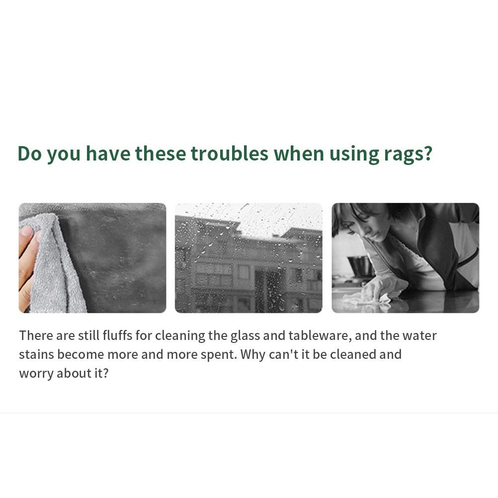 Special Fish Scale Rag For Glass Cleaning No Traces Housework Cleaning Cloth Kitchen… image 6