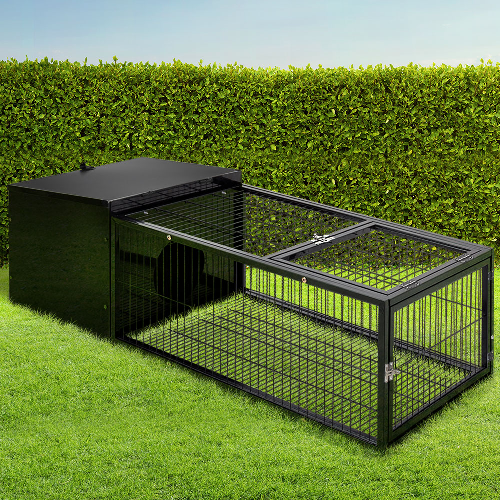 i.Pet Rabbit Cage 122x52cm Hutch Enclosure Carrier Metal image 7