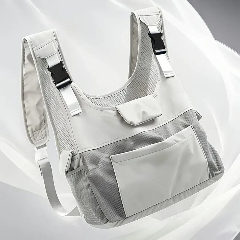 Lightweight breathable nylon pet backpack with front mesh head-out design image 10