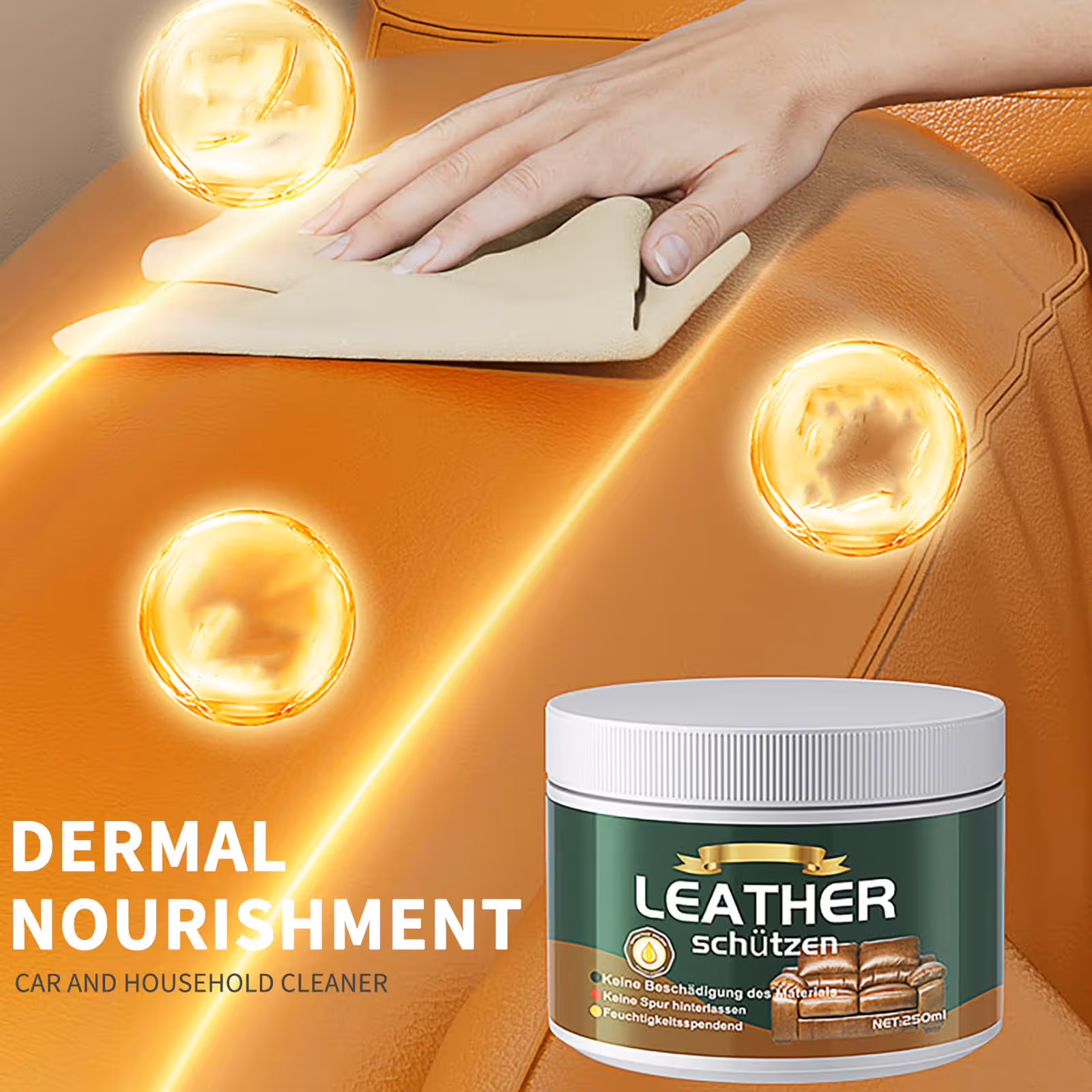 Leather Recoloring Balm 12OZ- Dark Brown Leather Repair Kit for Restore Couches image 4