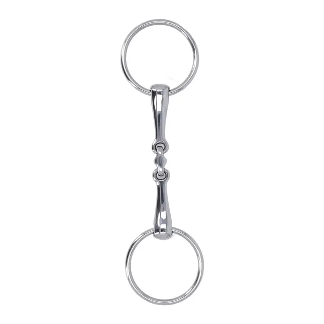 Horse Snaffle Stainless Steel Flexible Jointed Wearable Rust Proof O Ring Horse Mouth…