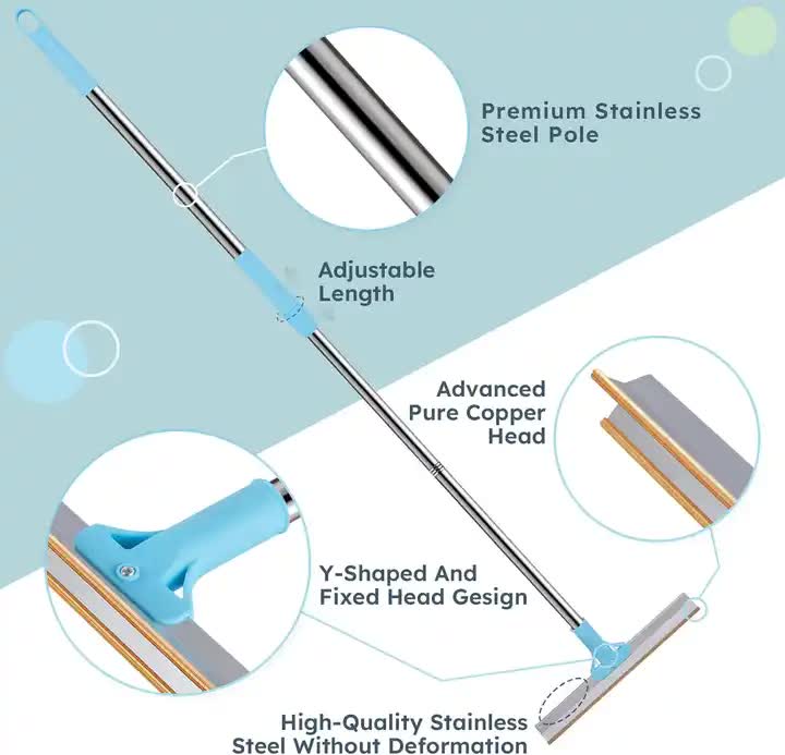 Pet Hair Removal Tool Set -Multi-Purpose Sweeper with Scraper and Handheld Fur Remover… image 2