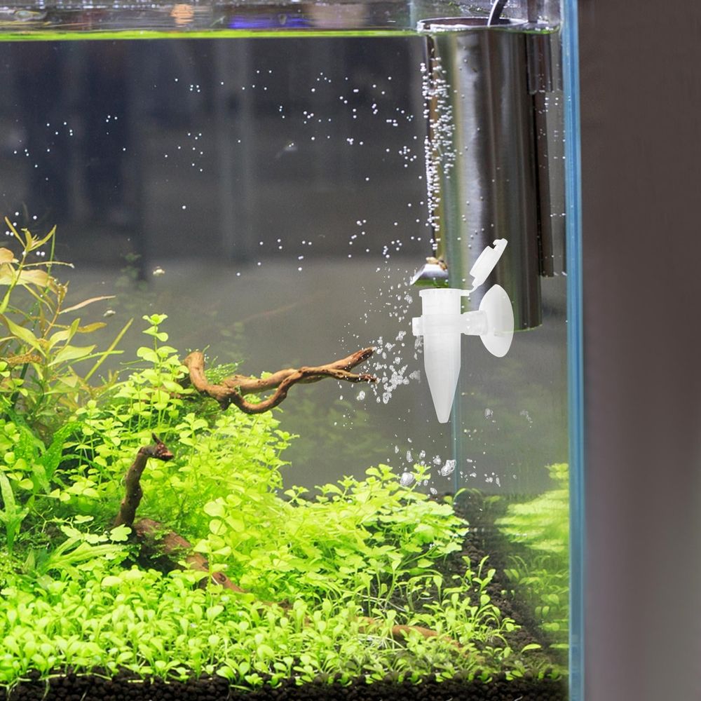 5Pcs Aquarium Shrimp Feeder Tubes with Durable Plastic and Suction Cups for Pet Use image 3