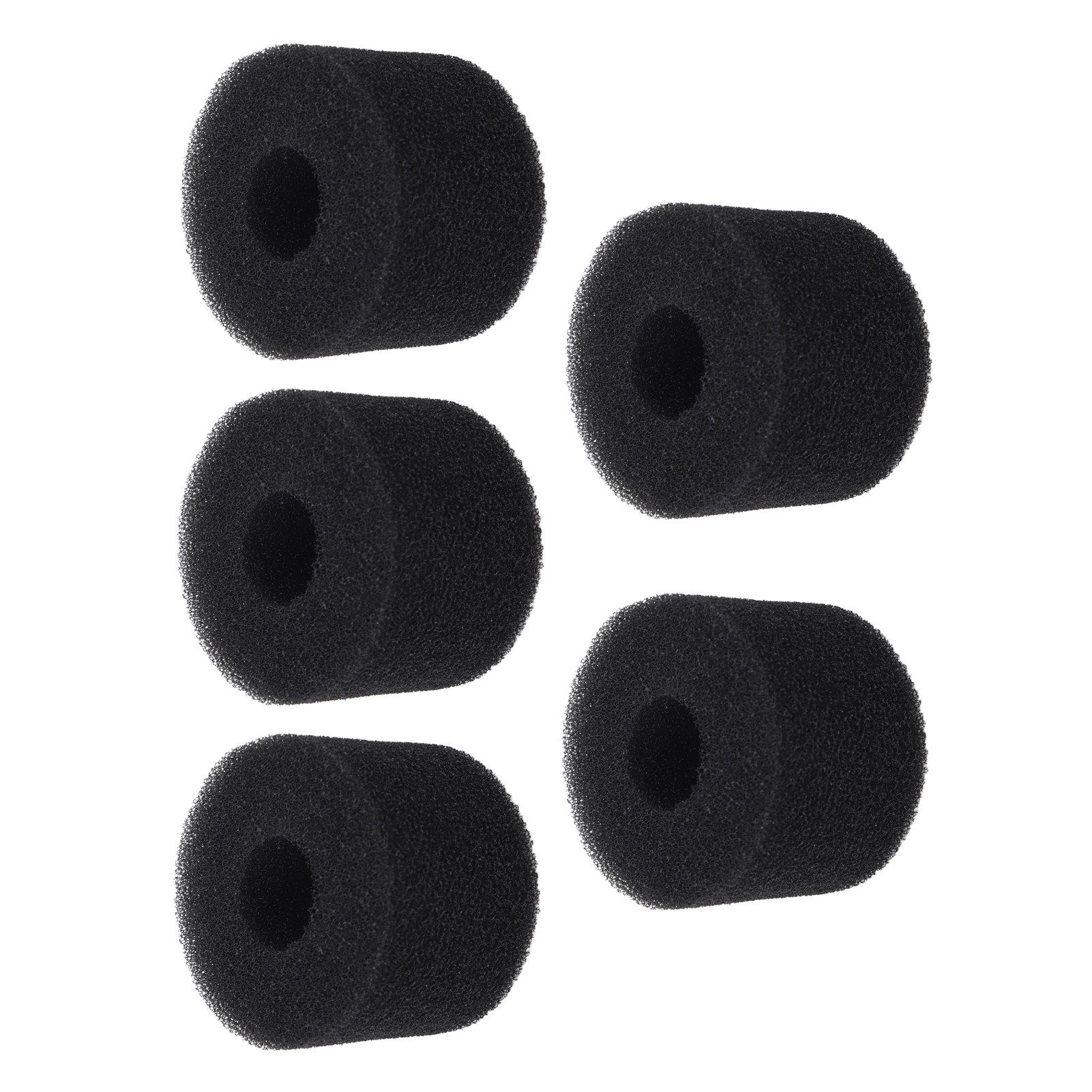 5PCS Pool Filter Sponge PU Sponge Black Reusable Washable Cylindrical Simming Pool… image 6