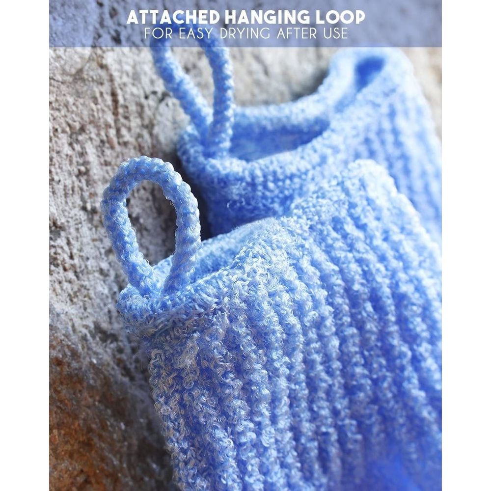 4 Pairs Body Exfoliating Gloves for Shower image 5