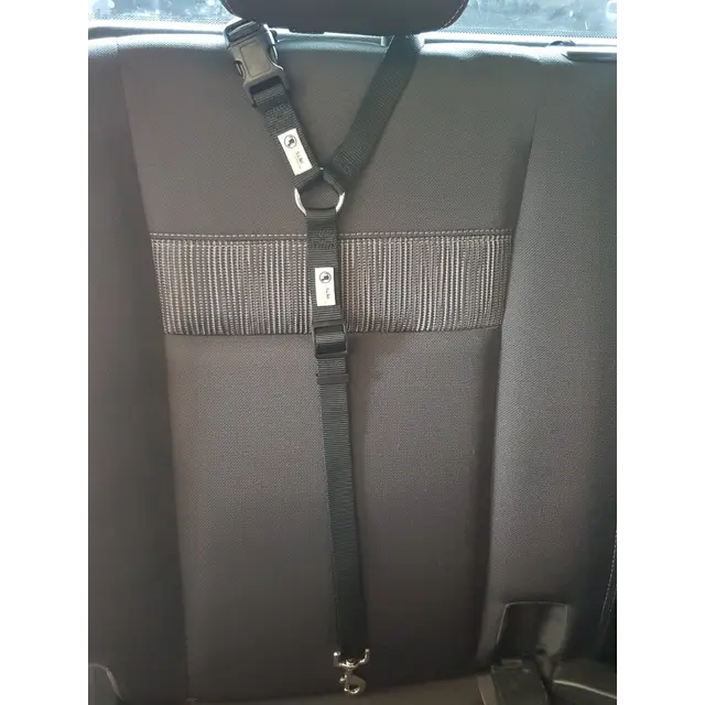Dog Seatbelt Headrest Restraint Safety Travel - Moondidley Pets Black